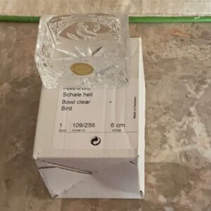 ARAMIS Lead Crystal Bird Salt Cellar